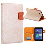 Turtle Design Case - Samsung Galaxy Tab 7.0 / 2 7.0 (Creme)